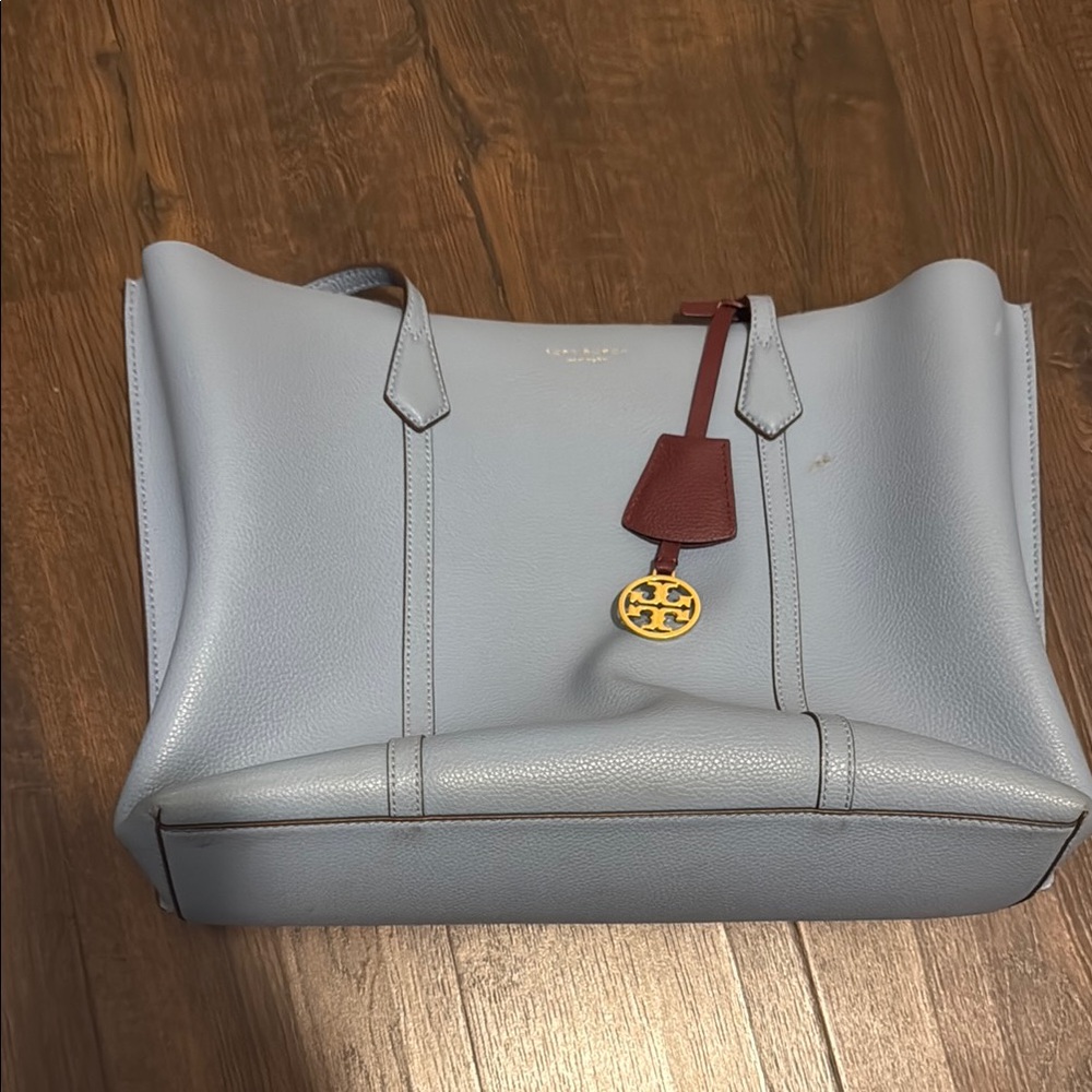 Tory Burch Elegant Blue Leather Tote Bag Make offer if interested